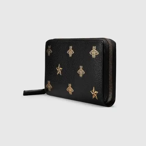 【gucci古驰 钱包】【包邮包税】 gucci 20秋冬男士蜜蜂星星图案全