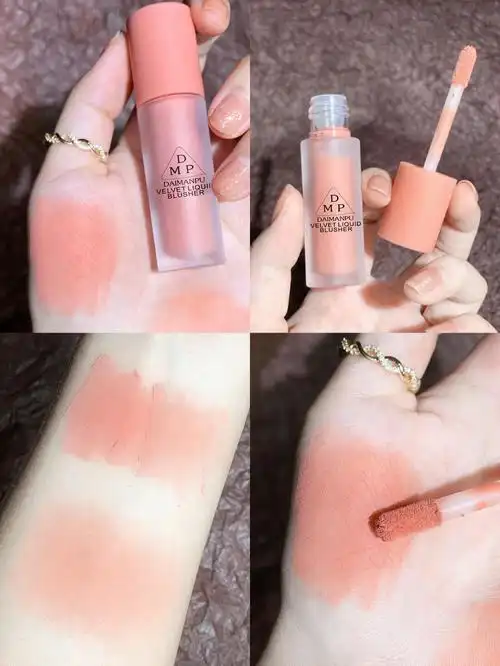 液体腮红液裸妆自然显白保湿细闪晒红女元气橘色网红同款提亮