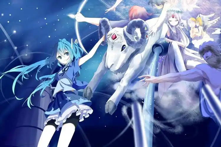 初音未来 许愿瓶星光 睡觉少女 4k壁纸(3840x2160) - 4k动漫高清壁纸