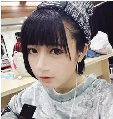 女生短发发型图片 学生 中学生(女中学生短发发型15岁)-天晟网