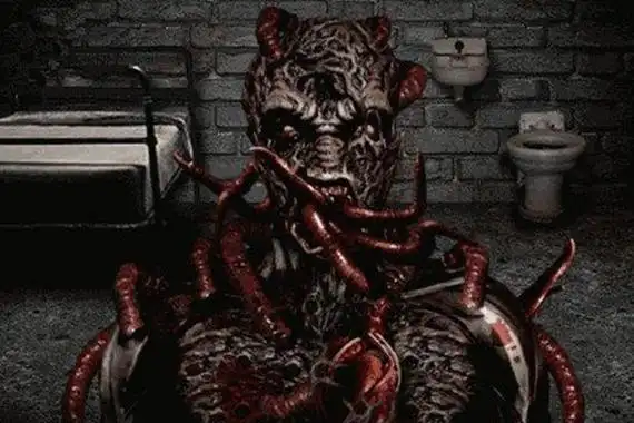 一张图倒过来看吓死人鬼 - 吓死1亿人的照片 - 一张图片笑死10亿人