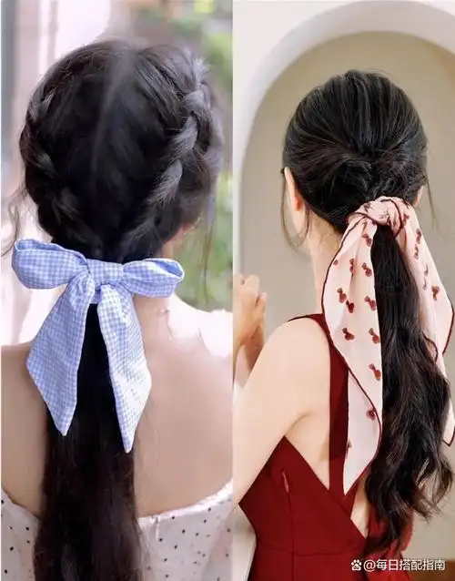 为什么你"扎马尾"软塌显脸大?学会这几个技巧,简单耐看显气质!