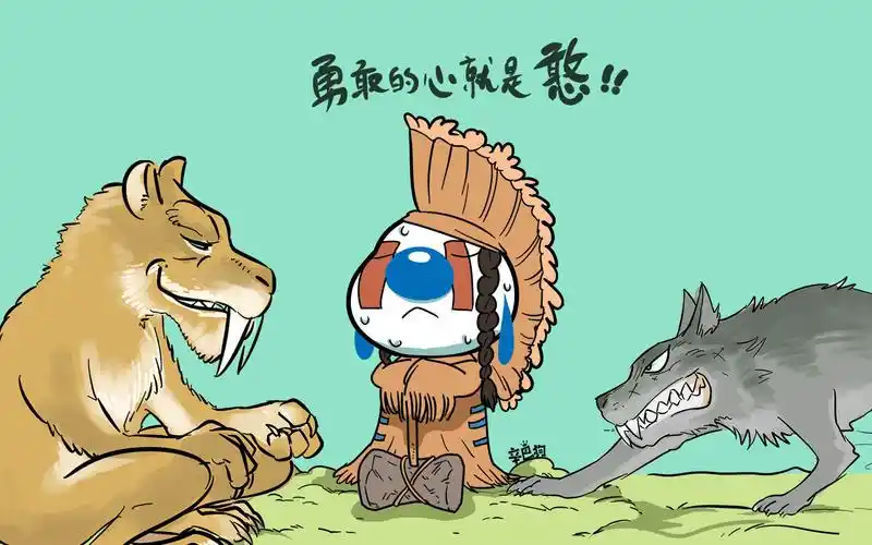 搞笑辛巴狗经典文字桌面壁纸