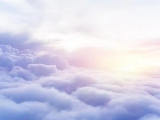 蓝天云海ppt背景图片下载