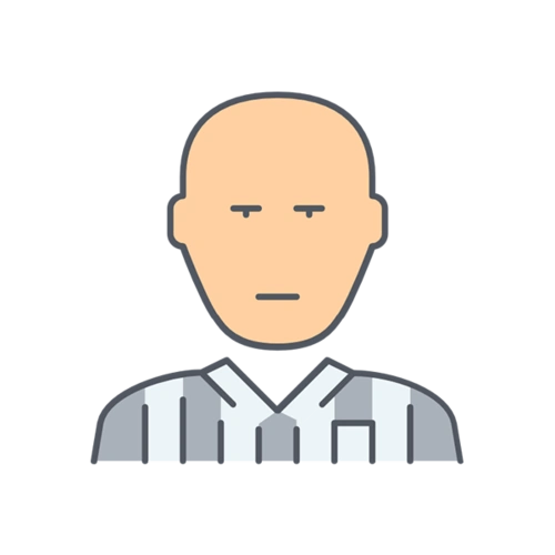 矢量_矢量穿病号服的人【高清卡通手绘png素材】-90设计