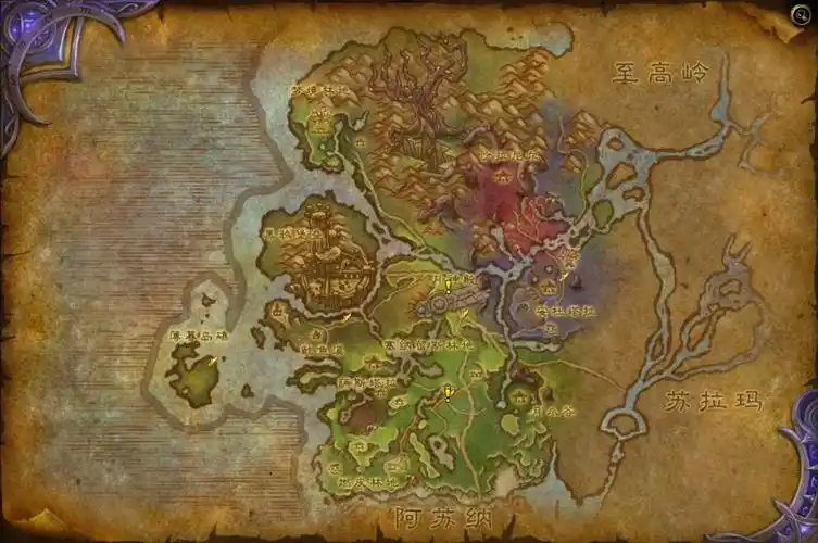 军团再临地图预览瓦尔莎拉:与泰兰德并肩作战