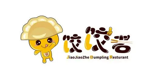 饺子馆logo设计 - 找私单 - 云琥在线 - 互联网视觉设计在线培训专家