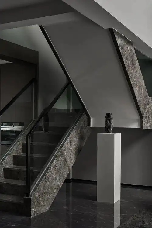 【设计案例】280㎡暗色系私宅,比"高级灰"更有格调!