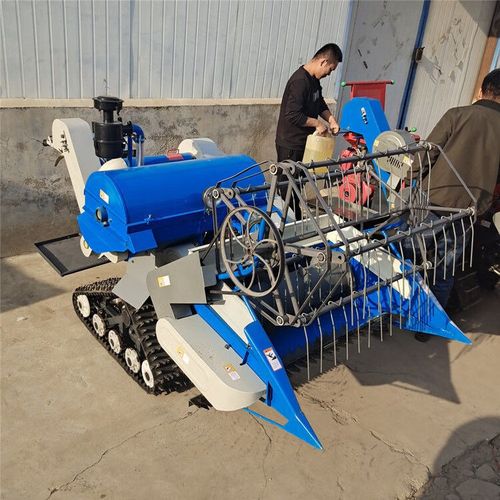 稻谷山区脱粒机 山区小型手扶水稻收割机_电启动