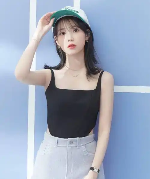 iu李知恩时尚写真发布清爽夏日穿搭太迷人_气质_粉色_白色