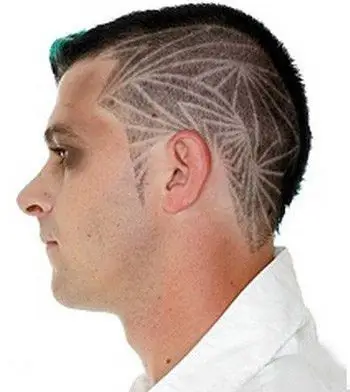 刀疤头怎么弄 男生另类刀疤头发型设计图片效果图