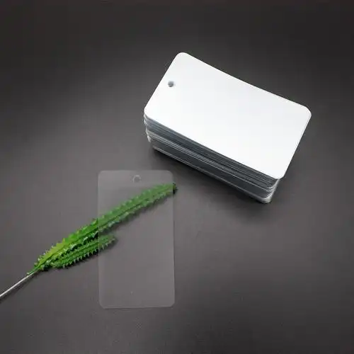 塑料吊牌物流卡片pvc防水标签塑片记号笔手写卡现货定制快速发货