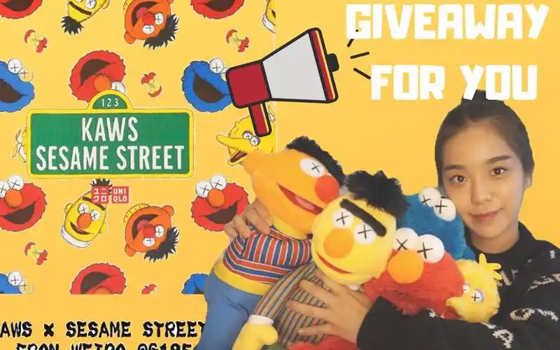 thekawsx优衣库x芝麻街抽奖活动开始啦