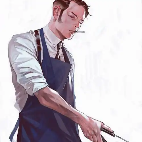 手绘头像头像男高冷手绘