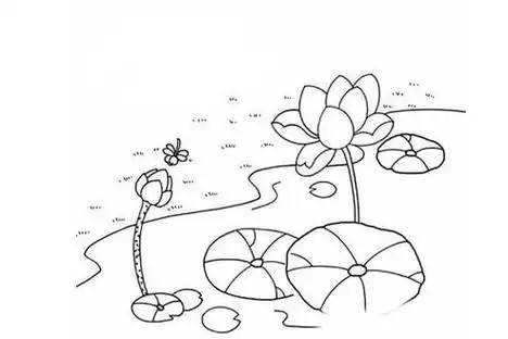 夏天有哪些事物简笔画