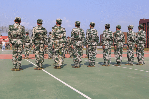 军训第三天,最帅气的是你的容颜!