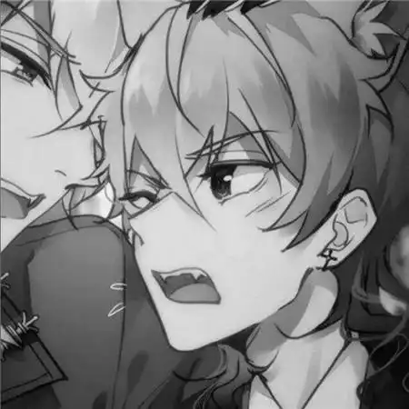 黑白兄弟头像一左一右动漫图片_基友男生头像_头像屋