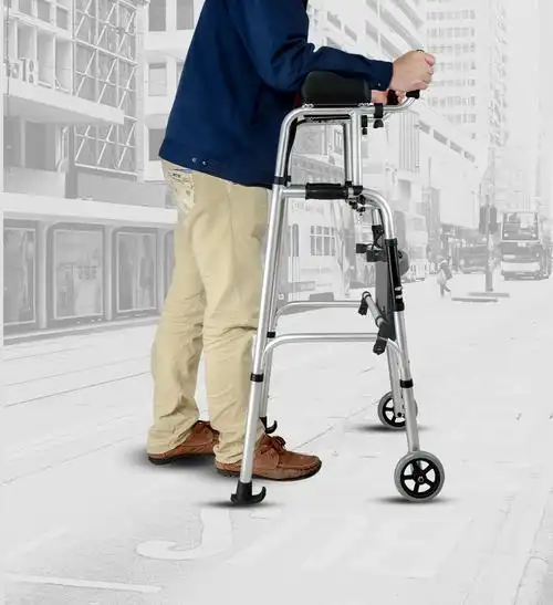 老人助行器多功能行走辅助行走器可下肢训练残疾人老人扶手架走路02