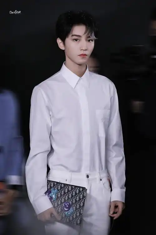王俊凯一袭白衣更加凸显其纯洁无瑕的气质