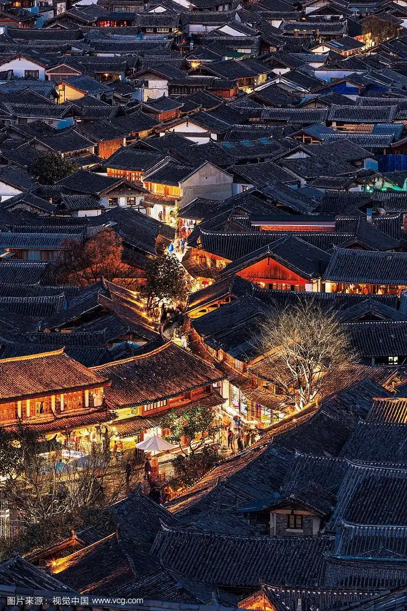 丽江大研古城四方街