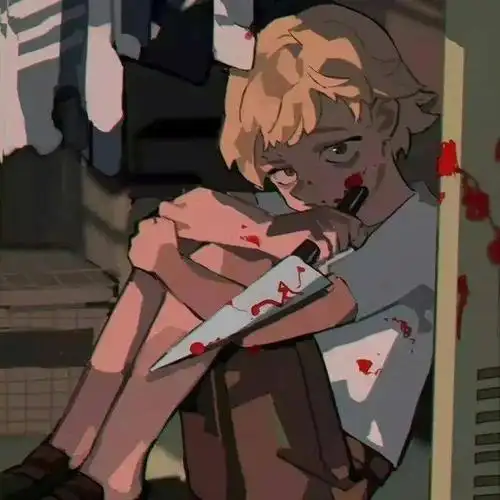 低落系头像隐藏在黑暗的杀手