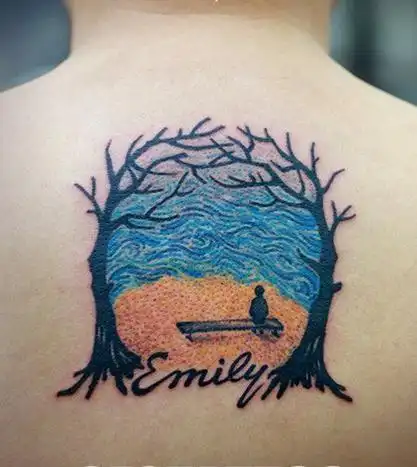 后背彩绘女性腿部锁纹身图案tag标签:彩绘心形腿部花蕊小腿上可爱的