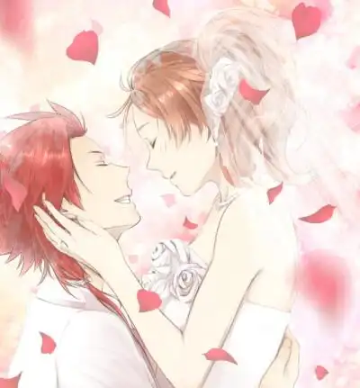 可爱的两个人动漫