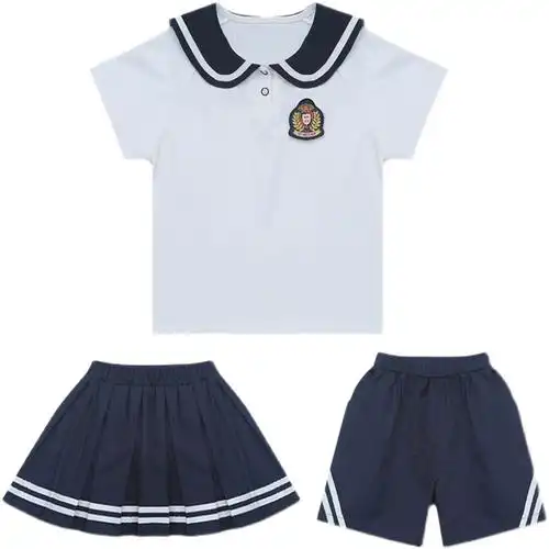 小学生班服夏季英伦学院风儿童校服套装毕业照服装幼儿园园服夏装