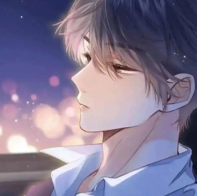 动漫男生侧脸头像 图片为网络找图,非原创