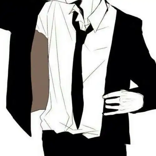 西装漫画头像