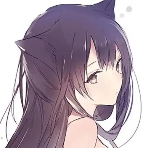 动漫头像:可爱的猫耳女孩头像甜甜的全是少女心