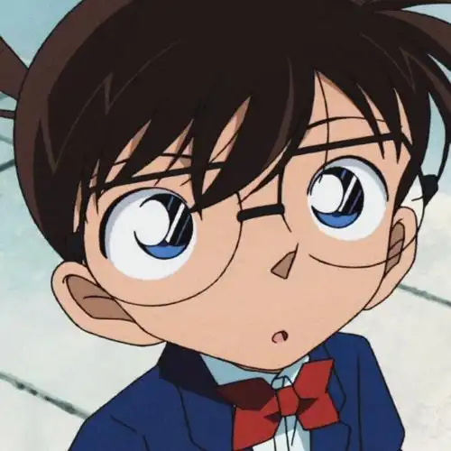 名侦探柯南 新一 工藤新一头像 柯南 毛利兰头像 毛利兰 小兰 情侣