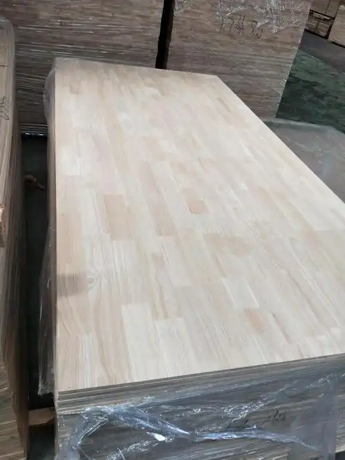 齿接板 泰国橡胶木指接板衣柜橱柜实木板材拼板橡胶木齿接板家具装修