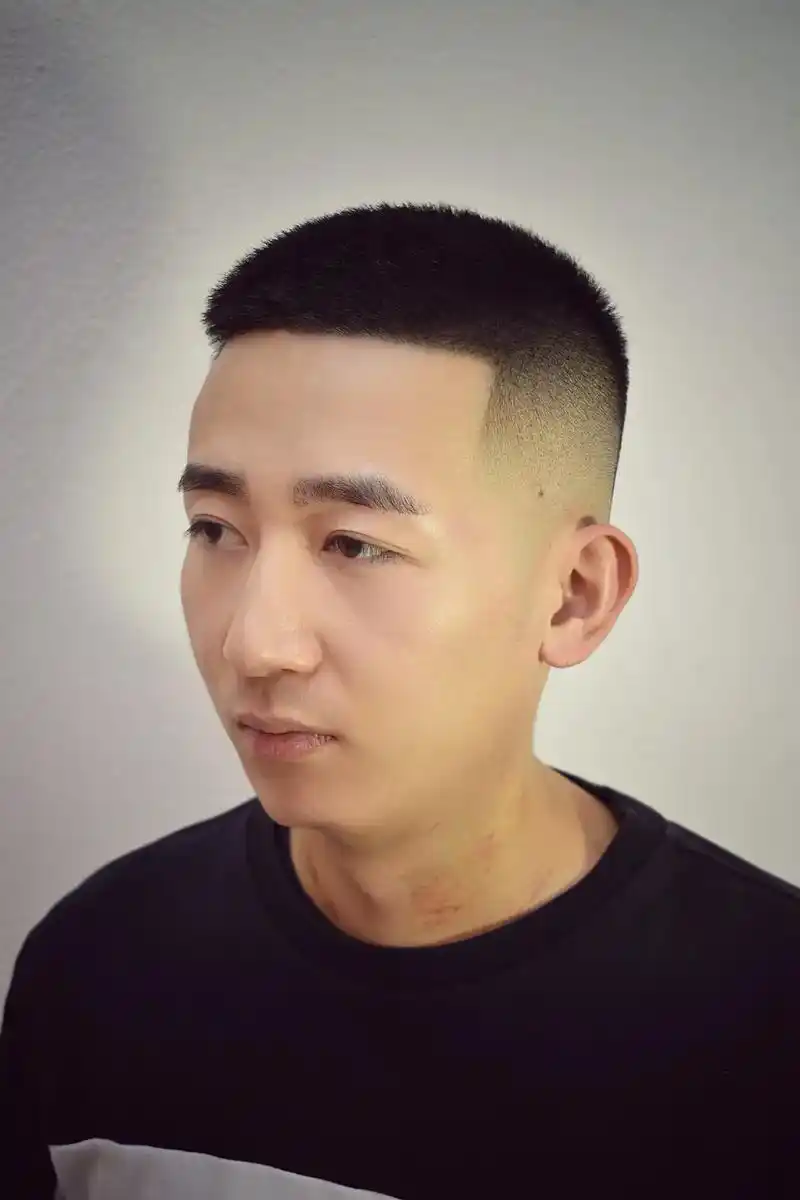 痞帅短发#美式寸头 #美式圆寸 #男士发型设计 #绅士男士理 - 抖音