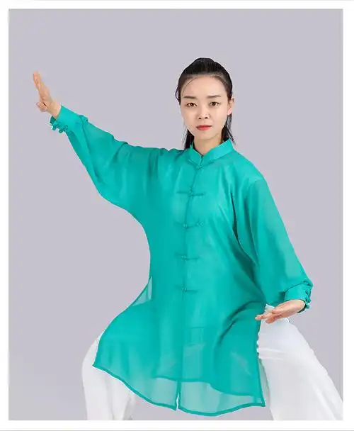 【精选好货】太极服精奕高端百里川苏御夏季轻薄防晒武术练功服表演服