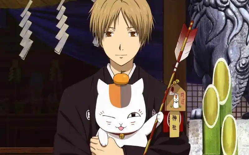 夏目友人帐猫咪老师可爱桌面壁纸下载