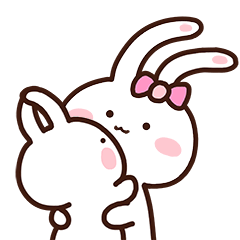 甜心兔微信动态表情