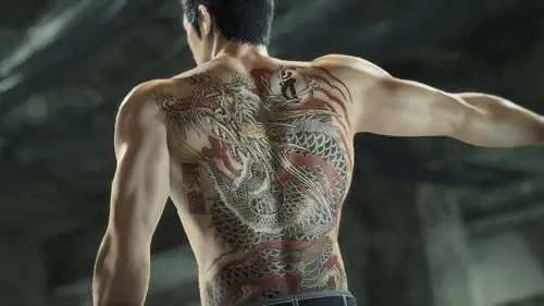 尽管只有短短的几帧画面,但这熟悉的白西服,龙纹身,堂岛之龙桐生一