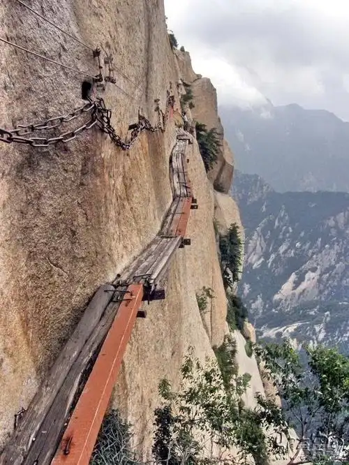 奇险华山不同的视角不同的感觉