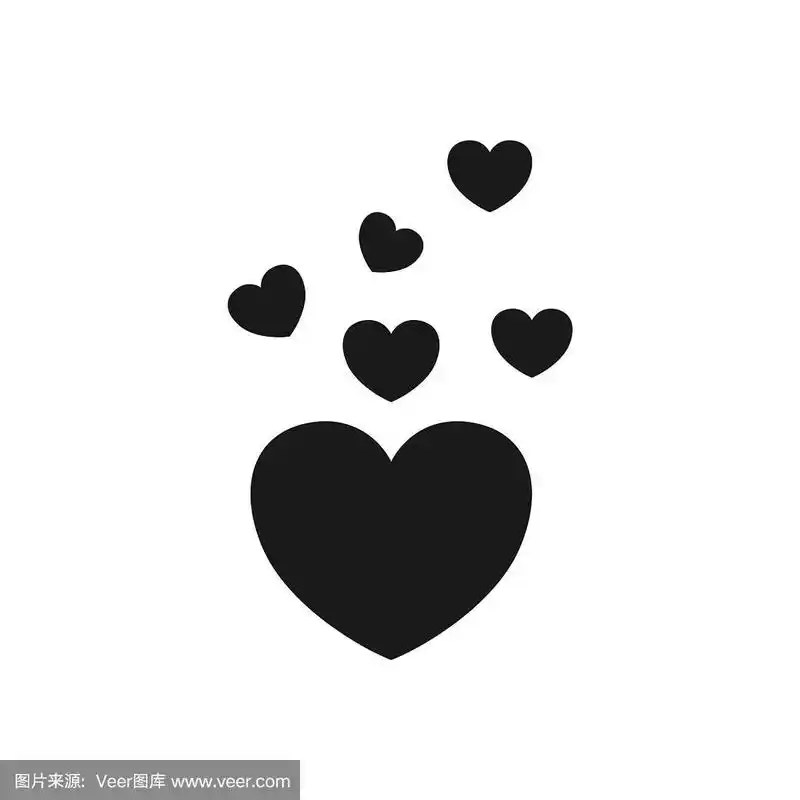 黑心图标模板形象设计