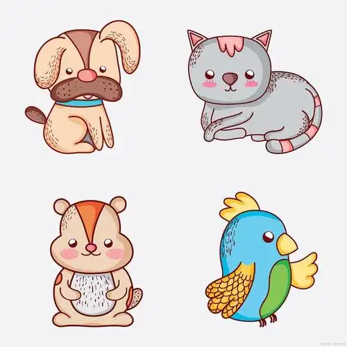 4步教你画出可爱的动物漫画