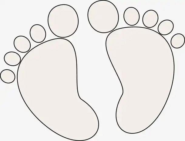 关键词 : 脚趾头,脚掌,宝宝,婴儿,脚印,可爱的,手绘图[声明] 觅元素