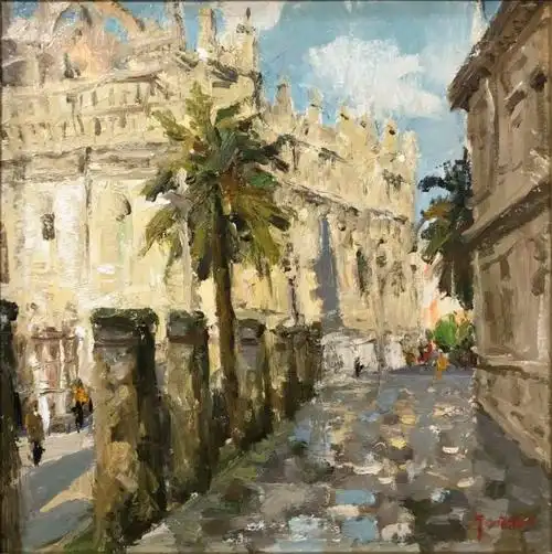 总有油画惊艳我们的时光也总有风景与我们未曾相遇王铁牛只想拿起画笔