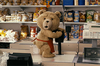 gif#泰迪熊 哈哈,,搞笑的 开心一刻