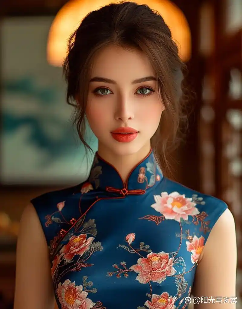 优雅迷人,旗袍女神展现女性魅力的极致之选.