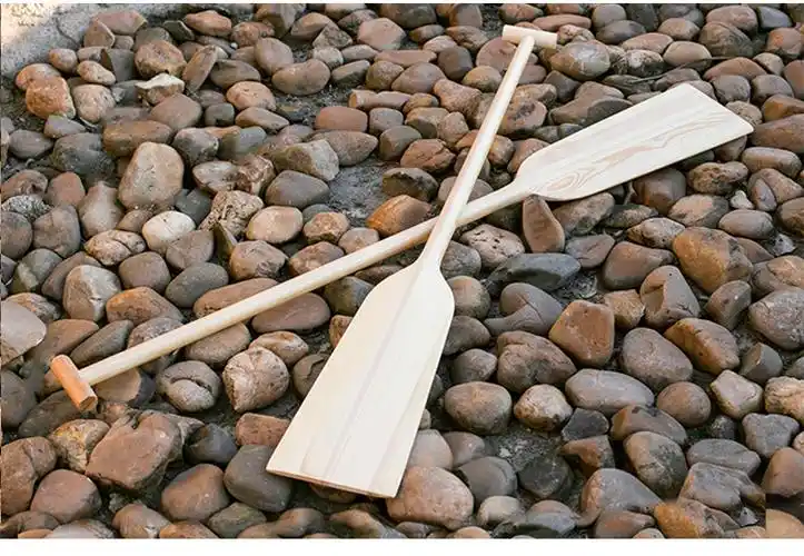 2米船桨划桨船浆划船的船浆手摇船桨道具木船桨 纯色款t1.