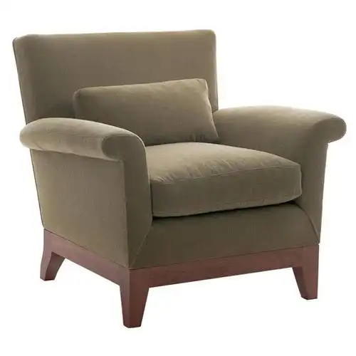 舒适的经典的有扶手单人沙发