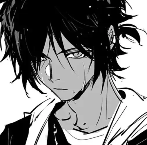 黑白动漫男头送给你愿你不再孤独