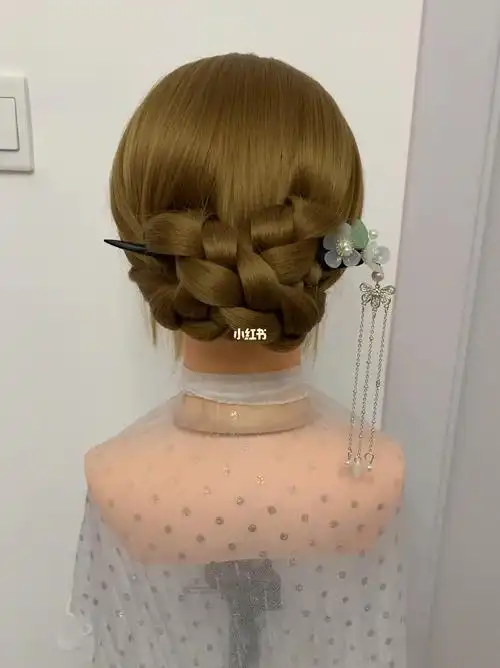 盘发教程  #发型分享