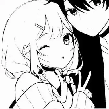 ins风日系黑白动漫情侣头像图片 充满占有欲的可爱日系动漫情头_情侣